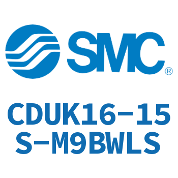 Rod non-rotating free-mount cylinder-CDUK16-15S-M9BWLS