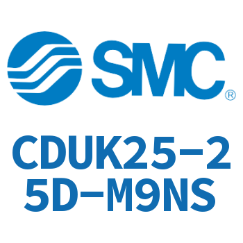 Rod non-rotating free-mount cylinder-CDUK25-25D-M9NS
