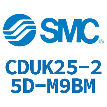 Rod non-rotating free-mount cylinder-CDUK25-25D-M9BM