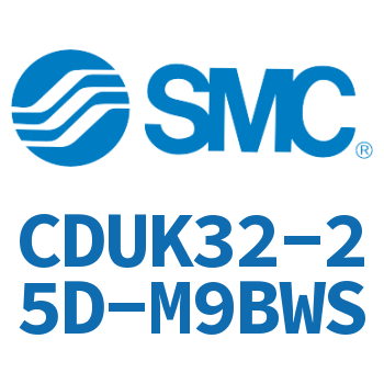 Rod non-rotating free-mount cylinder-CDUK32-25D-M9BWS
