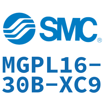 带导杆薄型气缸 MGPL16-30B-XC9
