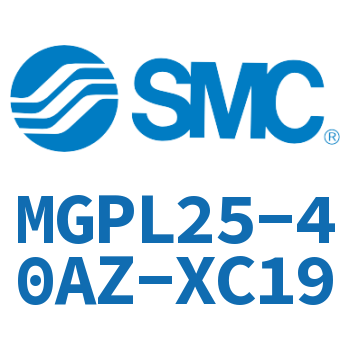 带导杆薄型气缸 MGPL25-40AZ-XC19