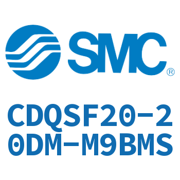 Rod side flange thin cylinder-CDQSF20-20DM-M9BMS