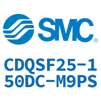 Rod side flange thin cylinder-CDQSF25-150DC-M9PS