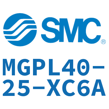 带导杆薄型气缸 MGPL40-25-XC6A
