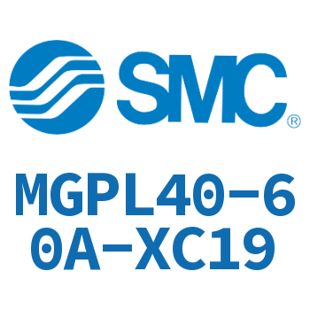 带导杆薄型气缸 MGPL40-60A-XC19