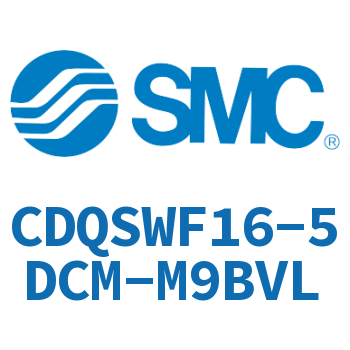 Rod side flange thin cylinder-CDQSWF16-5DCM-M9BVL