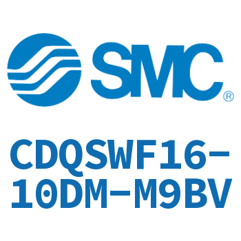 Rod side flange thin cylinder-CDQSWF16-10DM-M9BV