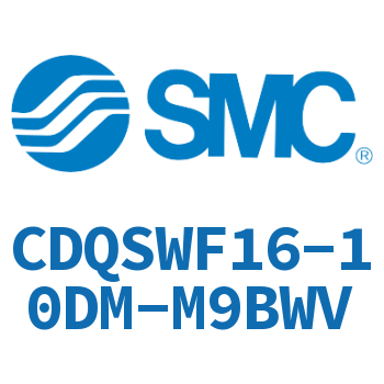 Rod side flange thin cylinder-CDQSWF16-10DM-M9BWV