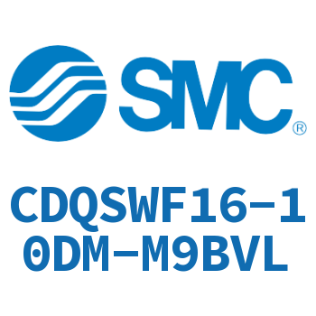 Rod side flange thin cylinder-CDQSWF16-10DM-M9BVL