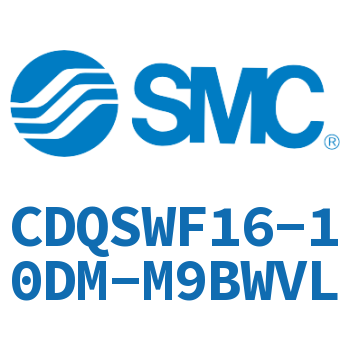 Rod side flange thin cylinder-CDQSWF16-10DM-M9BWVL