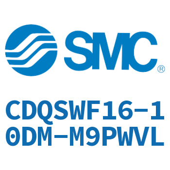 Rod side flange thin cylinder-CDQSWF16-10DM-M9PWVL