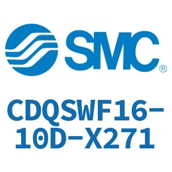 Rod side flange thin cylinder-CDQSWF16-10D-X271