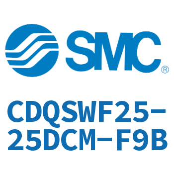 Rod side flange thin cylinder-CDQSWF25-25DCM-F9B