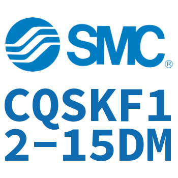 杆侧法兰型杆不回转薄型气缸-CQSKF12-15DM