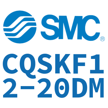 杆侧法兰型杆不回转薄型气缸-CQSKF12-20DM