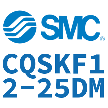 杆侧法兰型杆不回转薄型气缸-CQSKF12-25DM