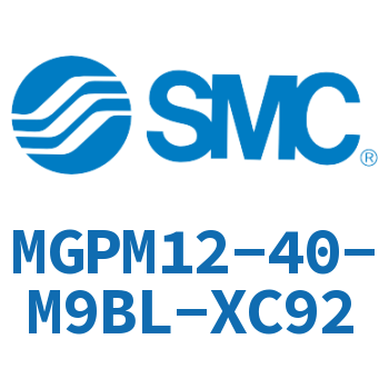 薄型导杆气缸 MGPM12-40-M9BL-XC92
