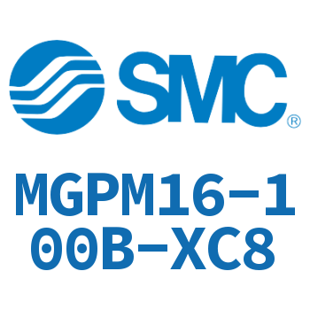 薄型导杆气缸 MGPM16-100B-XC8
