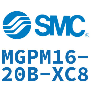 薄型导杆气缸 MGPM16-20B-XC8