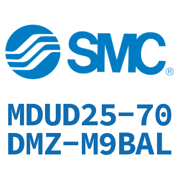 Double clevis type flat cylinder-MDUD25-70DMZ-M9BAL