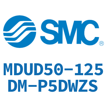 Double clevis type flat cylinder-MDUD50-125DM-P5DWZS