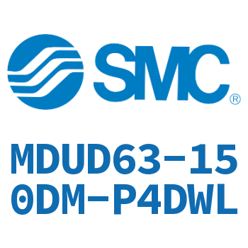 Double clevis type flat cylinder-MDUD63-150DM-P4DWL