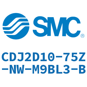 双耳环型迷你气缸 CDJ2D10-75Z-NW-M9BL3-B