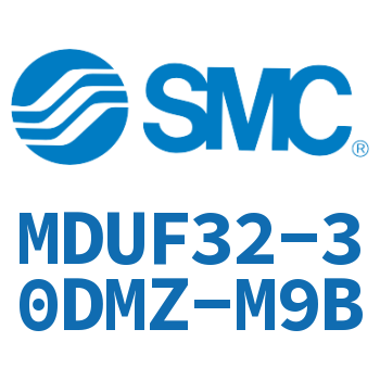 Rod side flange type flat cylinder-MDUF32-30DMZ-M9B