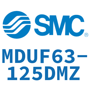 Rod side flange type flat cylinder-MDUF63-125DMZ