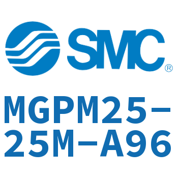 薄型导杆气缸 MGPM25-25M-A96