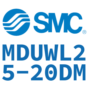 脚座型平板式气缸-MDUWL25-20DM