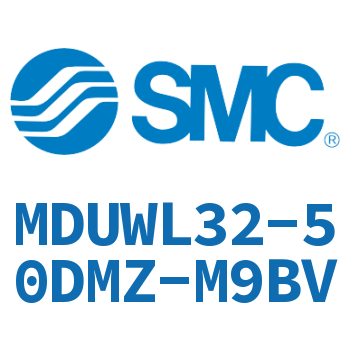 脚座型平板式气缸-MDUWL32-50DMZ-M9BV