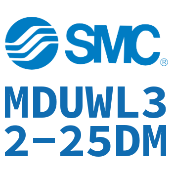 脚座型平板式气缸-MDUWL32-25DM