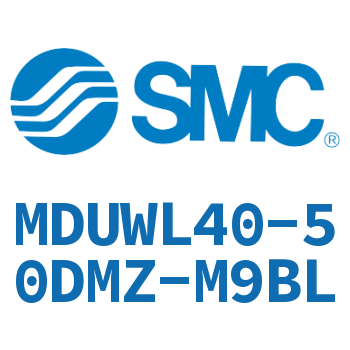 脚座型平板式气缸-MDUWL40-50DMZ-M9BL