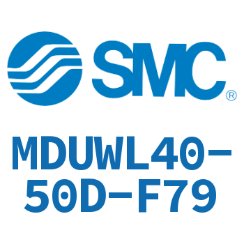脚座型平板式气缸-MDUWL40-50D-F79
