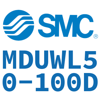 脚座型平板式气缸-MDUWL50-100D