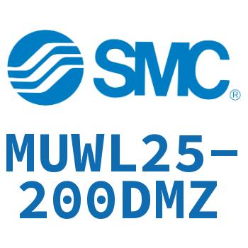 脚座型平板式气缸-MUWL25-200DMZ
