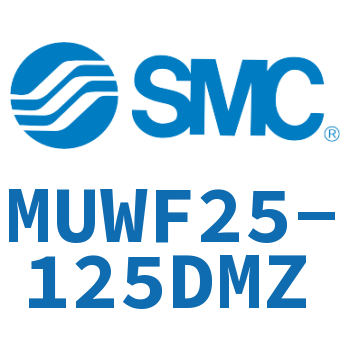 Rod side flange type flat cylinder-MUWF25-125DMZ