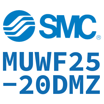 Rod side flange type flat cylinder-MUWF25-20DMZ