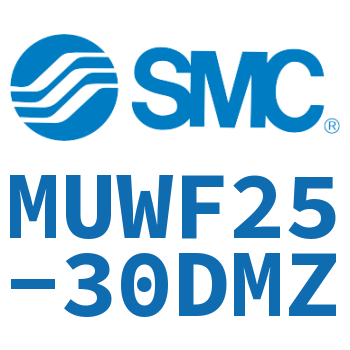 Rod side flange type flat cylinder-MUWF25-30DMZ