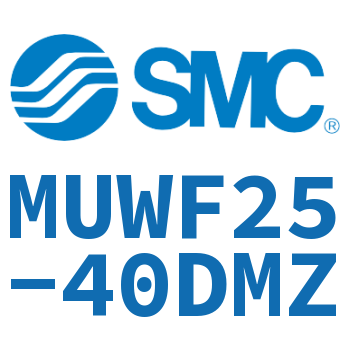 Rod side flange type flat cylinder-MUWF25-40DMZ