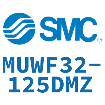 Rod side flange type flat cylinder-MUWF32-125DMZ