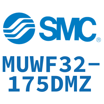 Rod side flange type flat cylinder-MUWF32-175DMZ