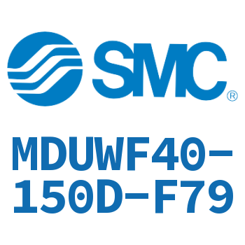 Rod side flange type flat cylinder-MDUWF40-150D-F79