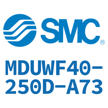 Rod side flange type flat cylinder-MDUWF40-250D-A73