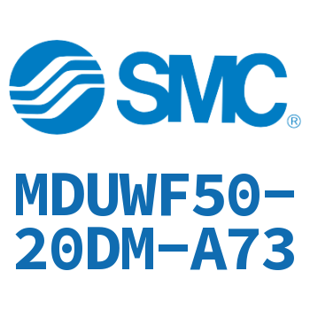 Rod side flange type flat cylinder-MDUWF50-20DM-A73