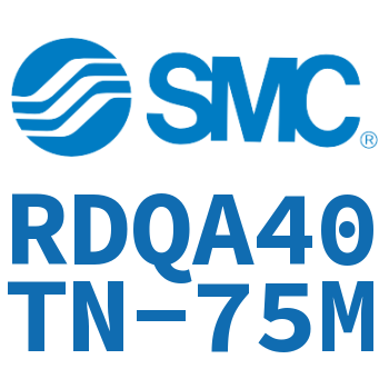 Standard air cushion type/thin cylinder-RDQA40TN-75M