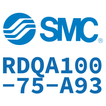 Standard air cushion type/thin cylinder-RDQA100-75-A93