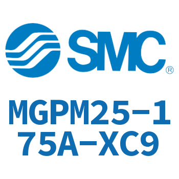 薄型导杆气缸 MGPM25-175A-XC9